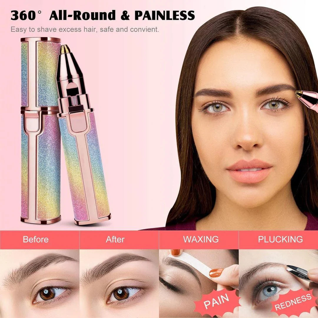 2-in-1 Electric Eyebrow Trimmer For Women