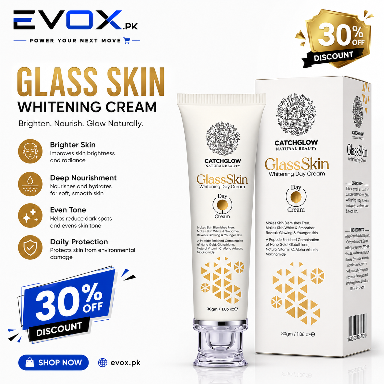 Glass Skin Whitening Cream