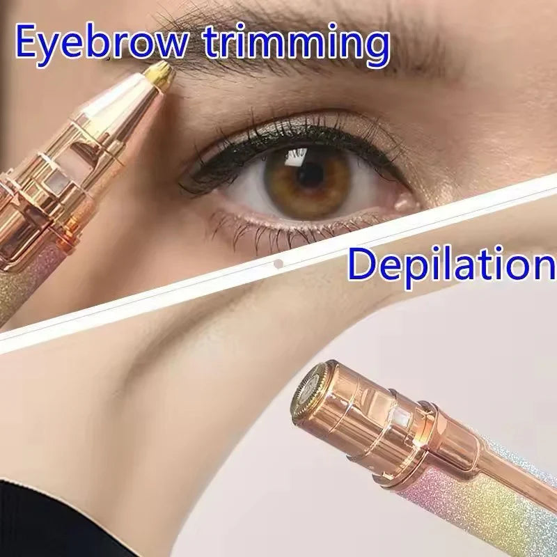 2-in-1 Electric Eyebrow Trimmer For Women