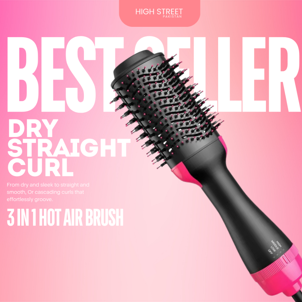 One Step Hot Air Brush (Dryer + Styler)