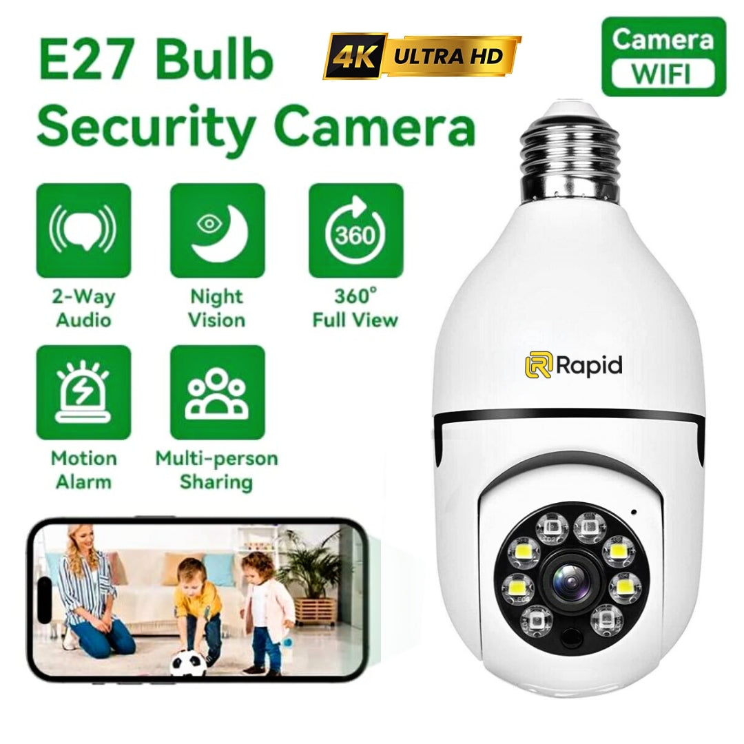 V380 Pro 360* WiFi Bulb Camera