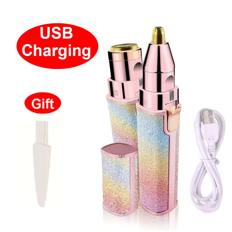 2-in-1 Electric Eyebrow Trimmer For Women